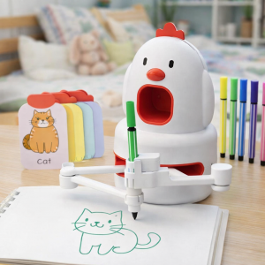 Розумний робот для малювання з навчальними касетами-карточками для малювання (1-5)