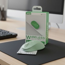 Бездротова миша JEDEL WD138-GN з LED-підсвіткою, радіус дії 10 м (206)