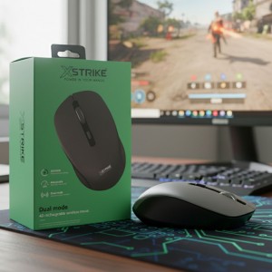 Мышь XSTRIKE XS-105 беспроводная с аккумуляторной батареей (BT + 2,4 GHz) 1600 DPI