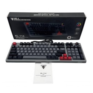 Механическая клавиатура с rgb подсветкой JEDEL KL-114 USB 100 keys (206)
