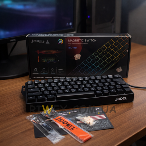 Бездротова механічна клавіатура з rgb підсвіткою  JEDEL KL-166 (206)