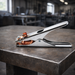 Зажим массы обратного кабеля 300A хромированный, 17 см P-840 (JS)