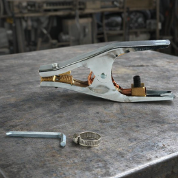 Зажим массы обратного кабеля ITALY 500A, 14 см P-2011 (JS)