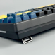 Бездротова механічна клавіатура з rgb підсвіткою JEDEL WKL-102 Tri-mode Type-C 88 keys (206)