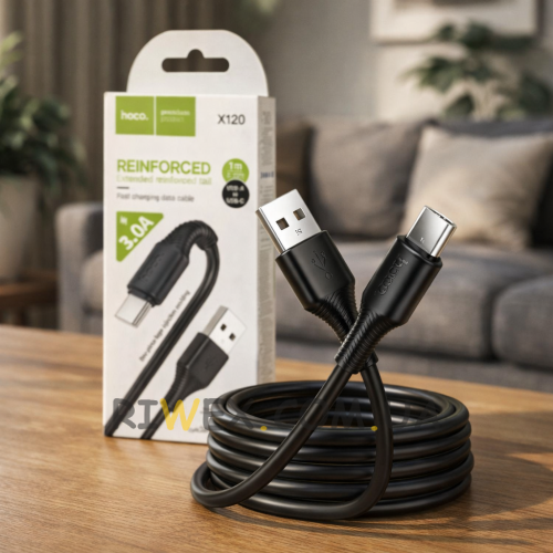 Зарядний кабель HOCO X120 3А USB-A × Type-C 1 метр (206)