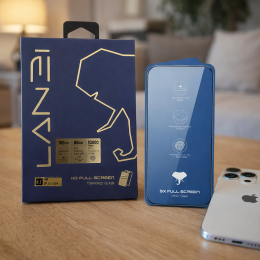 Защитное стекло с олеофобным покрытием ULTRA+ 5X HD DUST FREE BOX Iphone 15 PRO (AX)