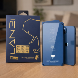 Защитное стекло с олеофобным покрытием ULTRA+ 5X HD DUST FREE BOX Iphone 14 (AX)