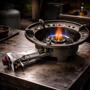 Потужний газовий пальник з чавуну ATLAS ZY10L-04 20 кВт, P-1371 (JS)