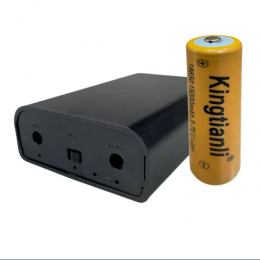 Резервный блок питания Mini UPS 12 В ИБП для непрерывной работы оборудования на 3 аккумулятора 9000 мАh