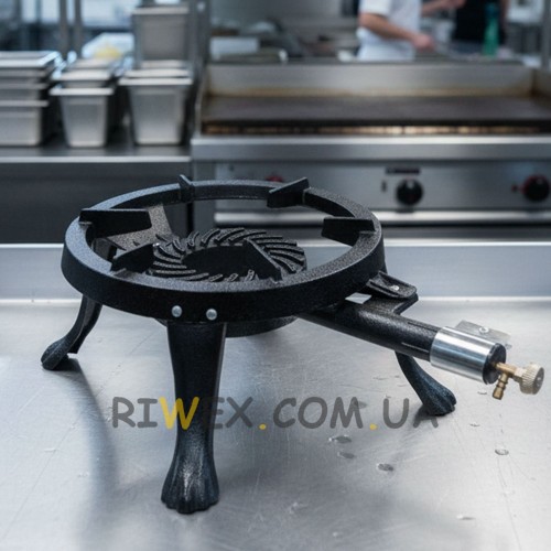 Газова плита ГБ-23 чавунна (7 кВт) P-1214 для габаритного посуду (JS)