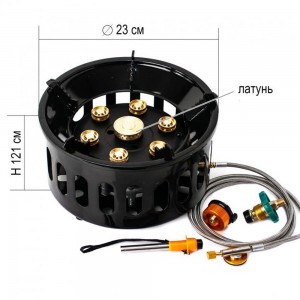 Чавунний настільний газовий пальник для побутового та комерційного використання P-1087 (JS)