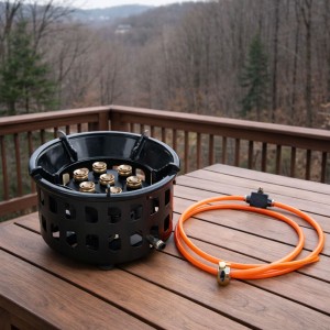 Чавунний настільний газовий пальник для побутового та комерційного використання  P-1816 (JS)