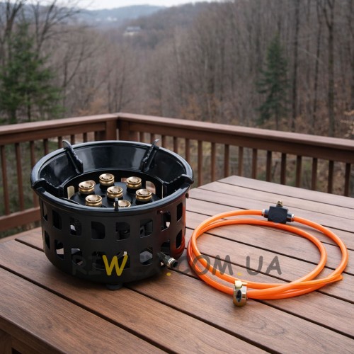 Чугунная настольная газовая горелка для бытового и коммерческого использования P-1816 (JS)