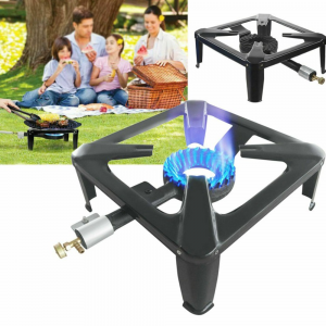 Потужна настільна газова плита SGB-04T 7,5 кВт з чавунним пальником P-980 (JS)