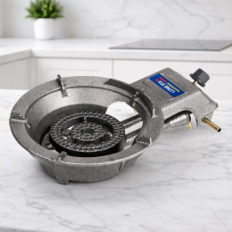  Газовая чугунная плита LONE STA 7.5 кВт (с пьезоподжигом) P-1553  (JS)