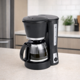 Капельная гейзерная кофеварка для приготовления ароматного кофе Silver Love MA-724 Черная (ARSH) Капельная гейзерная кофеварка для приготовления ароматного кофе Silver Love MA-724 Черная (ARSH)