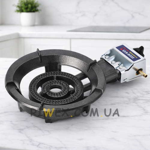  Газовая чугунная плита LONE STA 14 кВт (с пьезоподжигом) P-1554  (JS)