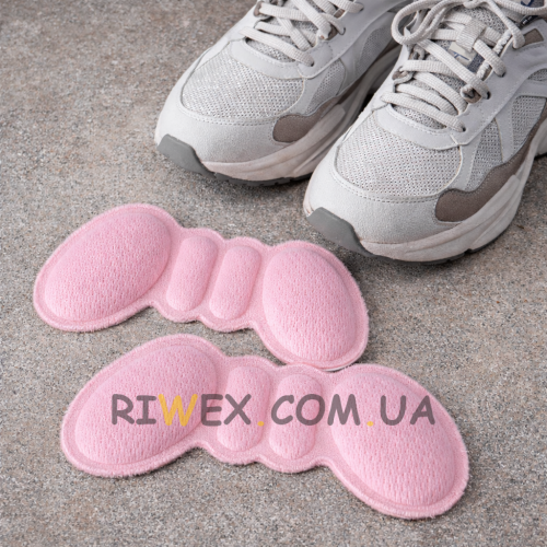 Ортопедические вкладыши от натирания пяток Insole Butterfly в обувь 2 шт Розовый (AMN)