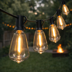 Декоративная светодиодная гирлянда с соединителем питания от сети 220В 10 метров, 25 LED MA718 (ARSH)