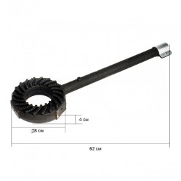 Дополнительная горелка для газовой плиты ГБ-23 (62 см) P-1552 для высоких нагрузок (JS)