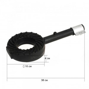 Дополнительная горелка для газовой плиты ГБ-23 (38 см) P-1216 для высоких нагрузок (JS) Дополнительная горелка для газовой плиты ГБ-23 (38 см) P-1216 для высоких нагрузок (JS)