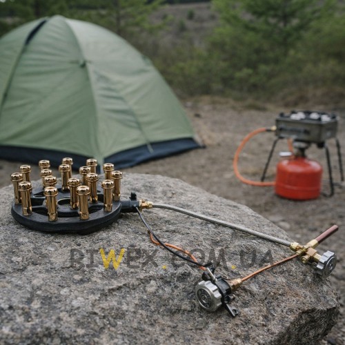 Газовая форсунка OZKAN горелка мощностью 30 кВт с пьезоподжигом P-2042 (JS)