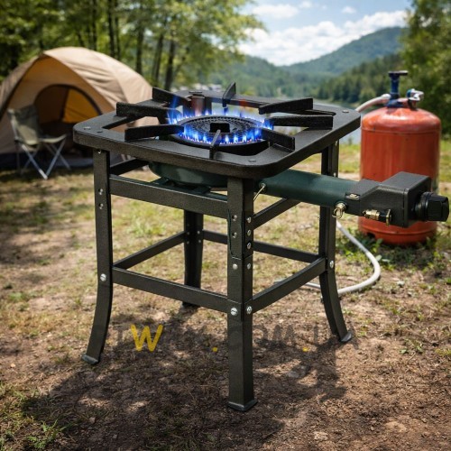 Потужний газовий пальник HANABISHI HCI-21, 9 кВт P-1996, 1 ​​конфорка (JS)