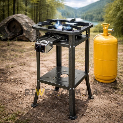 Потужний газовий пальник HANABISHI HCI-31, 12 кВт P-1997, 1 ​​конфорка (JS)