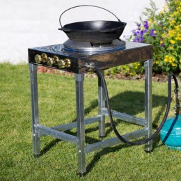 Газова плита з чавунною таганкою ATLAS 25 кВт (з п’єзозапалюванням) P-1998 (JS)