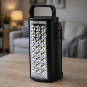 Портатитивний переносний світлодіодний ліхтар ALMINA 220V Чорний (AMN)