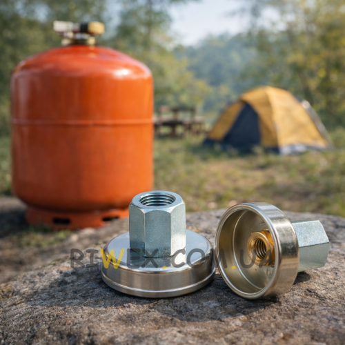 Перехідник для підключення польських газових балонів до пальників та іншого обладнання Р-1234 (JS)