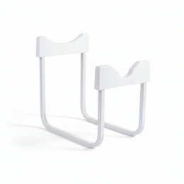 Наклонная подставка для бутыля 19 л, с краном металлическая, для дома, офиса, дачи, кафе, Белая (SHAF)