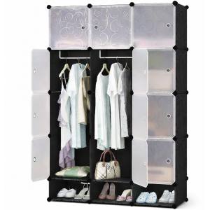 Пластикова шафа для речей збірна Storage Cube Cabinet МР 312-62A на 15 відсіків (SHAF)