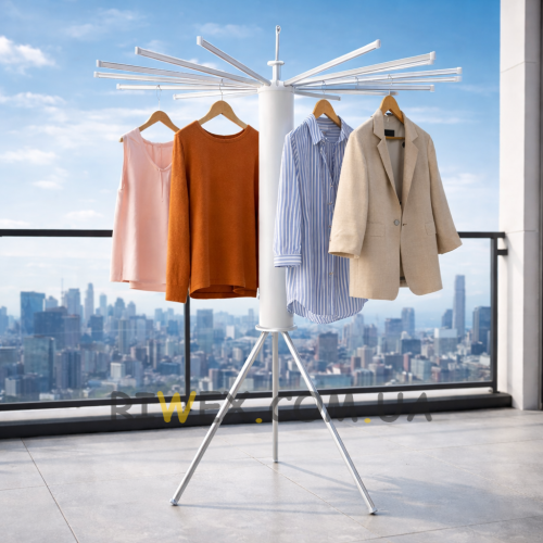 Складана сушарка для білизни Octopus 112×120 см, підлогова на 12 стрижнів (SHAF)