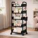 Металевий органайзер-етажерка на коліщатках 5 ярусів (SHAF)
