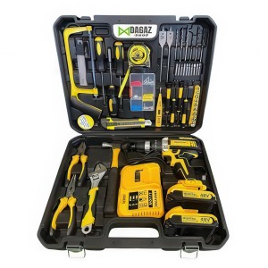 Акумуляторний шуруповерт з великим набором інструментів в кесі (Electric Drill Set). MA646 24V (ARSH)