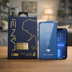 Защитное стекло с олеофобным покрытием ULTRA+ 5X HD DUST FREE BOX Iphone 12/12 PRO (AX)
