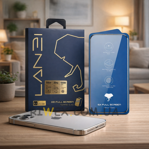 Захисне скло з олеофобним покриттям ULTRA+ 5X HD DUST FREE BOX Iphone 12 PRO MAX (AX)