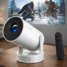 Смарт-проектор для відео з пультом управління HY300 PRO+ ANDROID 14 (180 ANSI-люмен) (206)