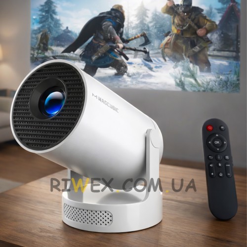 Смарт-проектор для відео з пультом управління HY300 PRO+ ANDROID 14 (180 ANSI-люмен) (206)