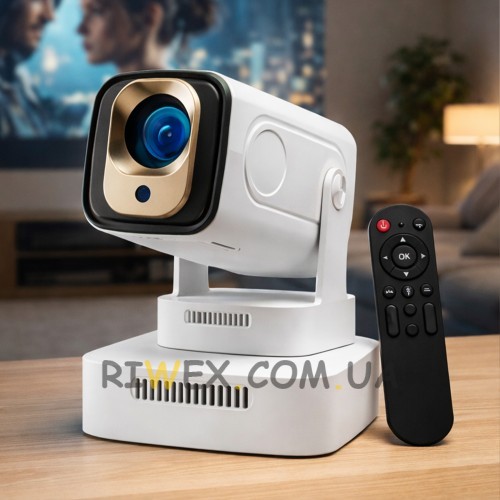 Смарт-проектор для відео з пультом управління HY260PRO ANDROID 14 (200 ANSI-люмен) 1920*1080P) (206)