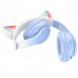 Беспроводные детские накладные наушники Bluetooth, складные HOCO W42 Cat Ears «Кошачьи ушки» Голубой (206/93708)