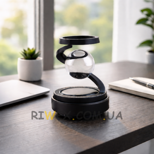 Освіжувач повітря OCEAN «Кільця з кулею» з ефектом левітації на сонячній батареї (205)