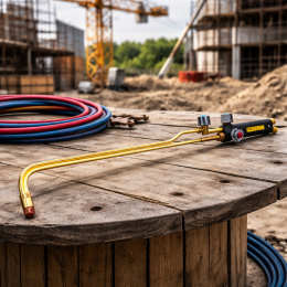 Газокисневий ручний різак Р1ПУ для вприскування Краматорськ (довжина 68 см)  P-1134 (JS)