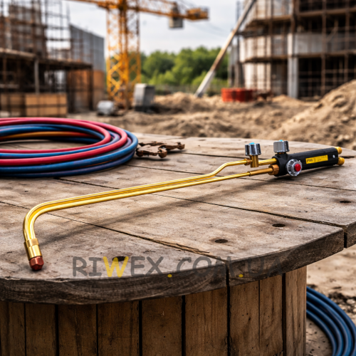 Газокисневий ручний різак Р1ПУ для вприскування Краматорськ (довжина 68 см)  P-1134 (JS)