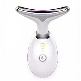 Масажер для обличчя та шиї ES-1081/3258 з мікротоковою терапією, Білий (205/3258)