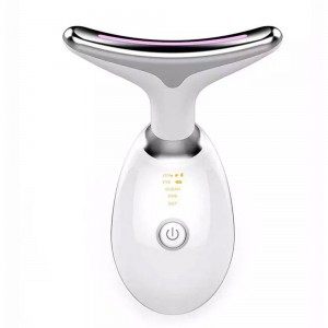 Масажер для обличчя та шиї ES-1081/3258 з мікротоковою терапією, Білий (205/3258)