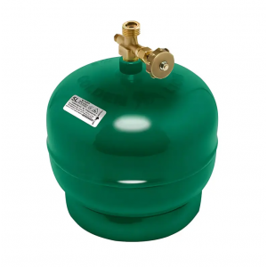 Туристичний газовий балон без пальника Зелений 5л