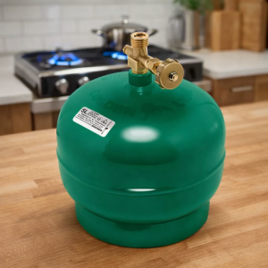 Туристичний газовий балон без пальника Зелений 5л