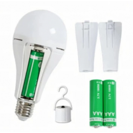 Акумуляторна LED лампочка з 2 акумуляторами FAE-3920 з гачком і перемикачем